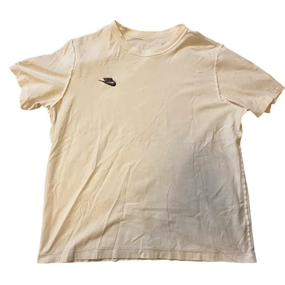 THE NIKE TEE Men's T-shirt Sweatshirt 100% Cotton White Size L - Picture 11 of 14